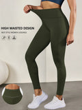 Women's Super Soft Leggings High Waisted Tummy Control No See Through Workout Yoga Running Athletic Push Up Gym Fitness Leggings