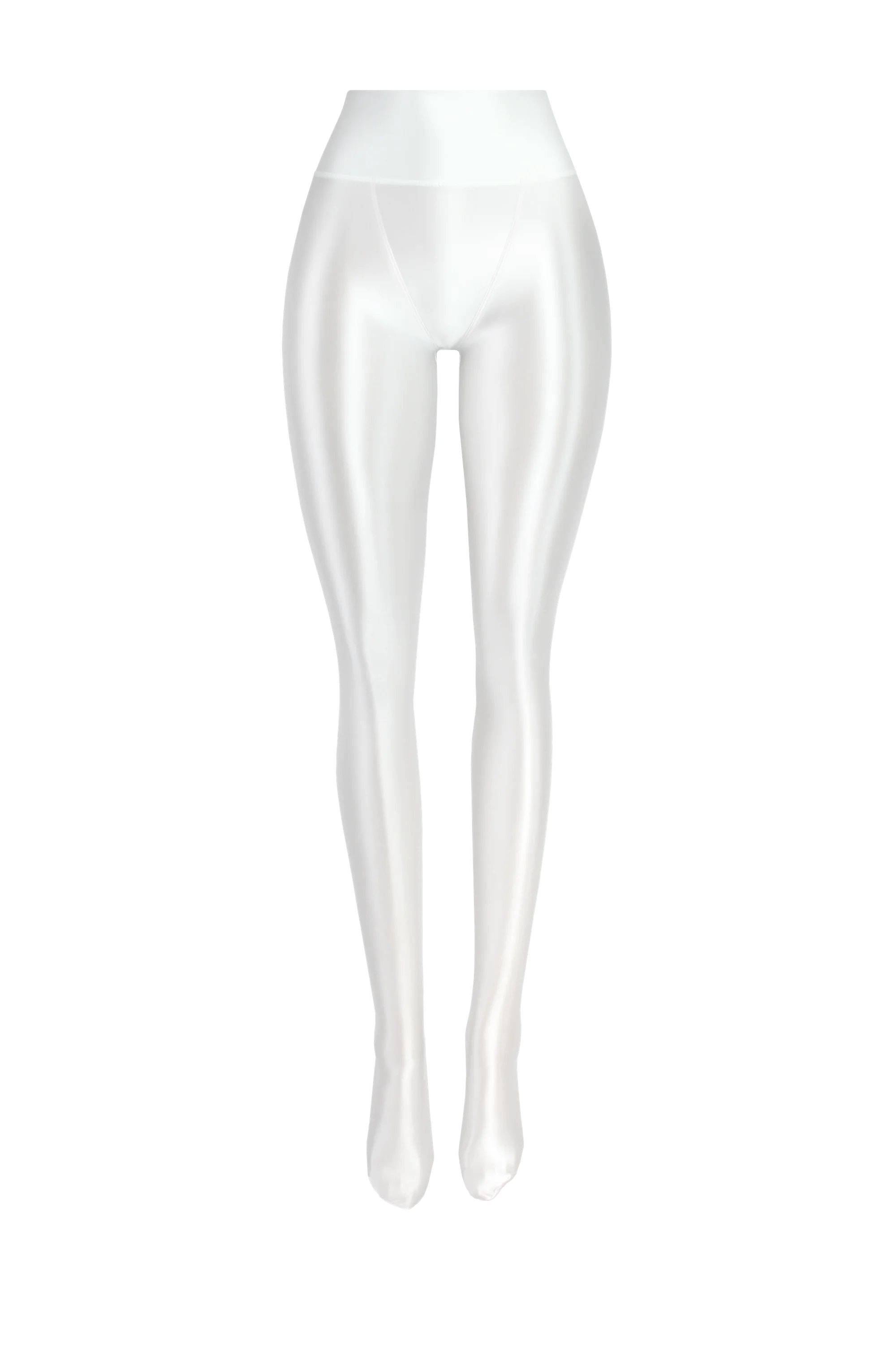 MJINM Women Shiny Smooth Leggings Fitness Yoga V-Crotch High-Waist Pants Satin Jeggings Stretch Tights Opaque Wetlook Pantyhose